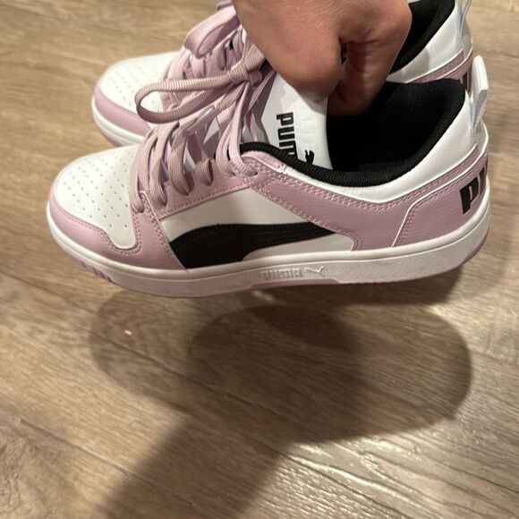 Puma Pink and White Sneakers - Picture 3 of 7